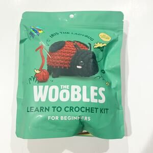 Woobles Beginners Crochet Kit Iris the Ladybug NEW Hook Complete DIY Amigurumi